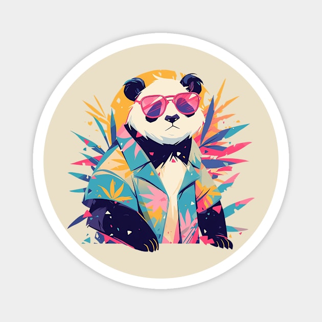 cool panda Magnet by StevenBag